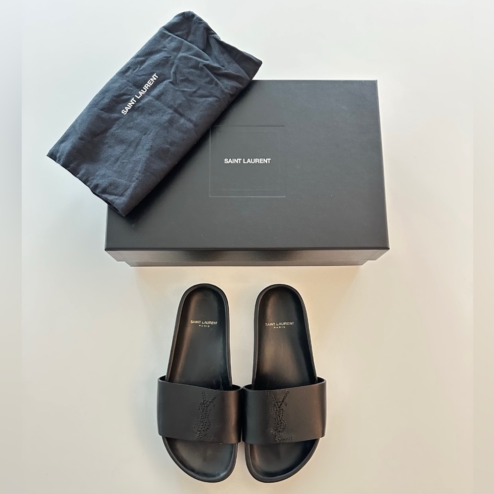 Saint Laurent Logo Sandal